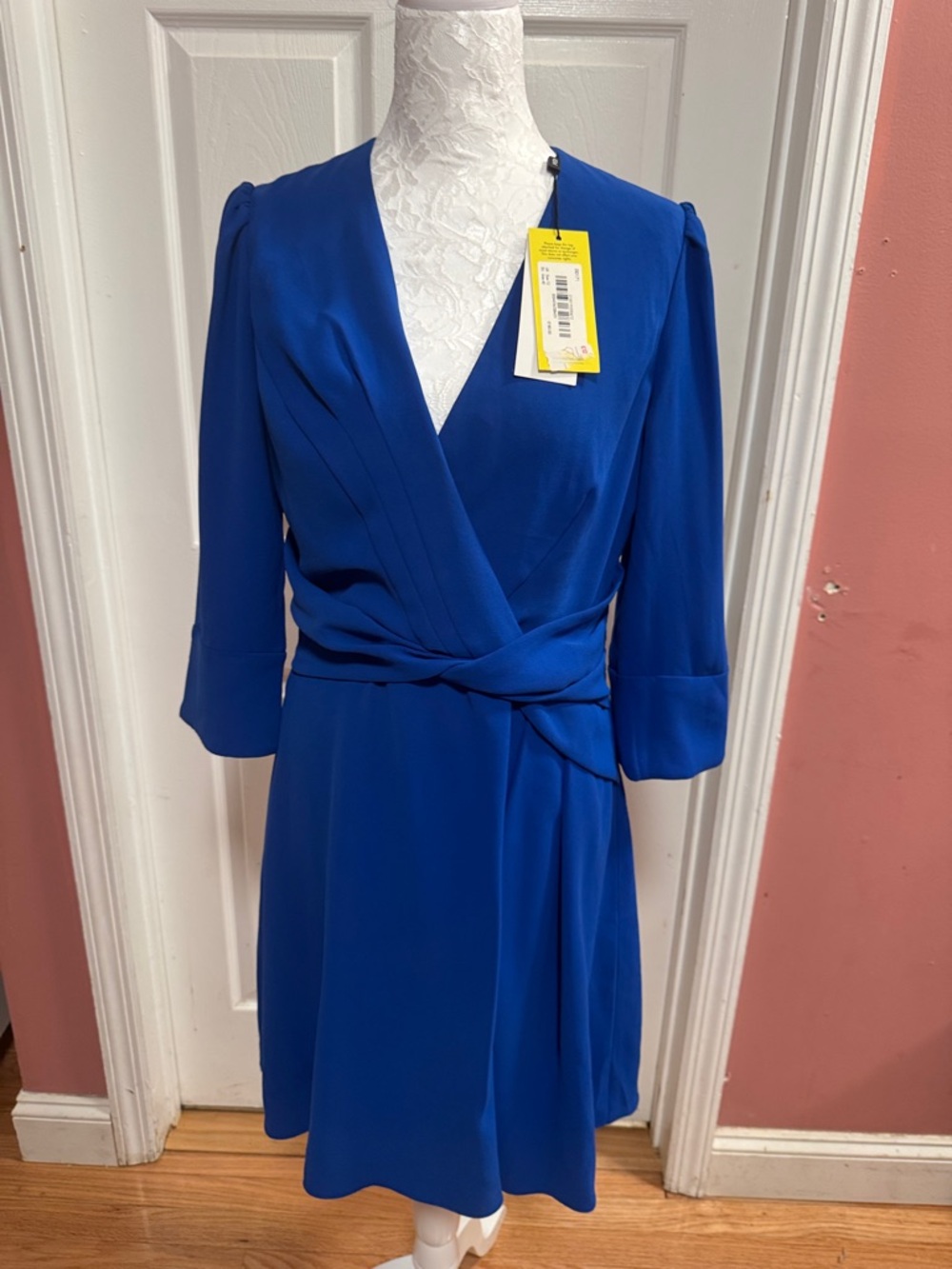 Karen Millen Cobalt Blue Wrap Dress